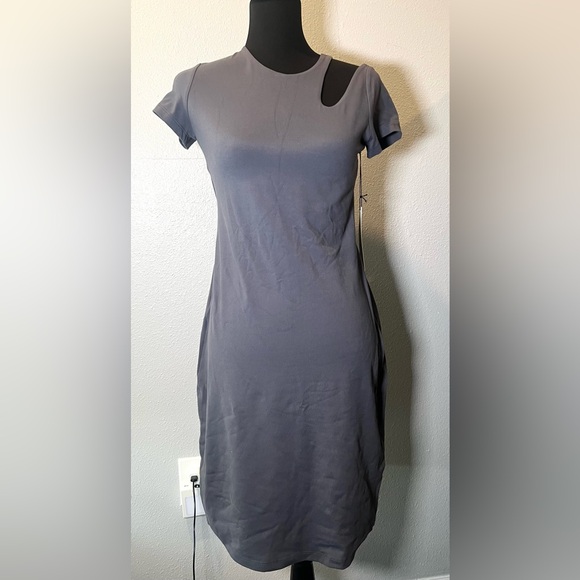 Susana Monaco Maya Cut Out Shoulder Dress 20" Size Small NWT - Picture 5 of 9